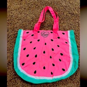 Cute little justice watermelon tote